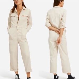 Everlane Modern Utility Jumpsuit in color Sandstorm
